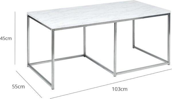 3 TABLE BASSE MARBRE – Image 4