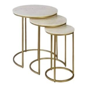 3 petites tables d’appoint 2023 “ORMÉTAL”