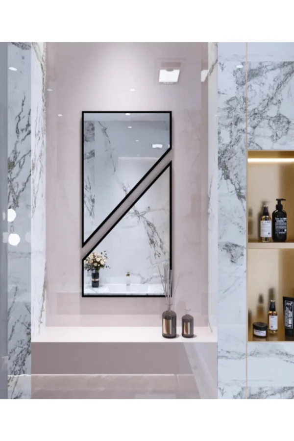 Art décoratif de mur de miroir de console – Image 3