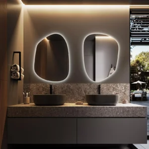 2 Miroir LED pour salle de bain